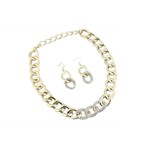Gold plated Big Chain Fashion Set